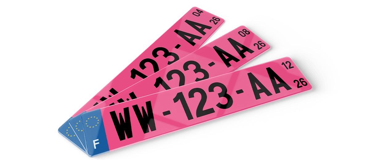 Plaques d'Immatriculation Homologuées SIV